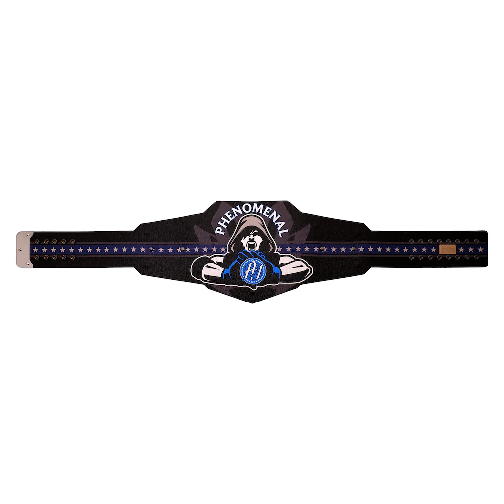 AJ Styles 10th Anniversary Signatures Series Championship Replica Title Belt - Image 10