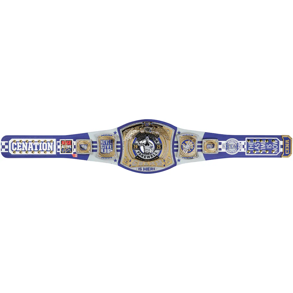 John Cena WWE Autographed Farewell Tour 2025 Lexington Replica Title Belt - Limited Edition of 25 - Image 4