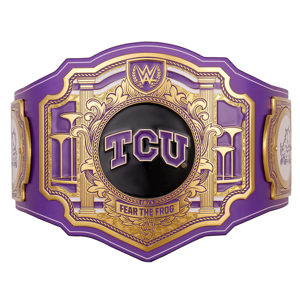 TCU Horned Frogs WWE Legacy Title Belt