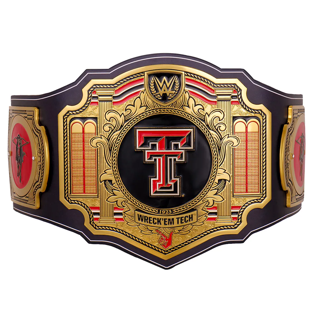 Texas Tech Red Raiders WWE Legacy Title Belt - Image 3