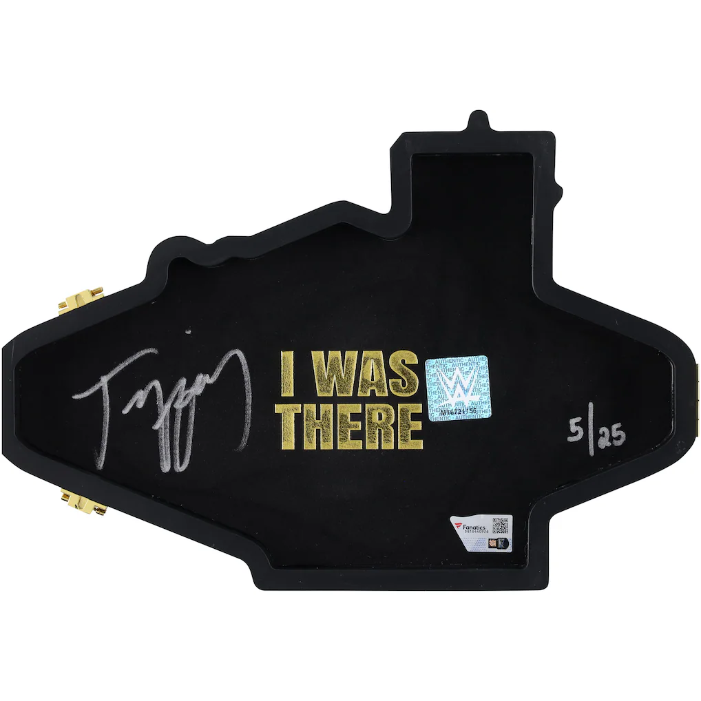 Tiffany Stratton WWE Autographed WrestleMania 41 Welcome Sign Mini Title - Limited Edition of 25 - Image 3